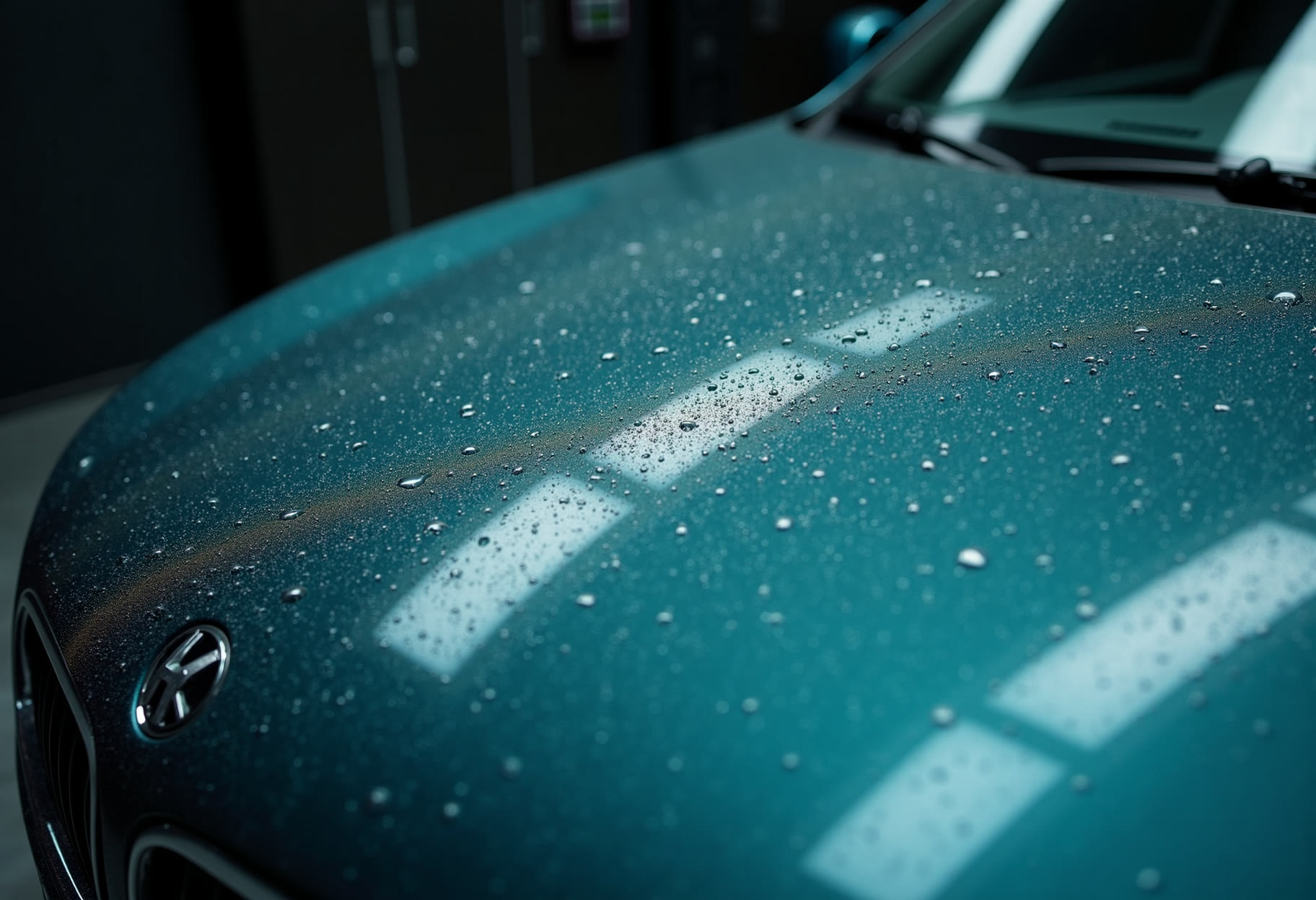 Ceramic coating cured on a daily-driver sedan